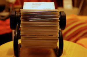 old rolodex
